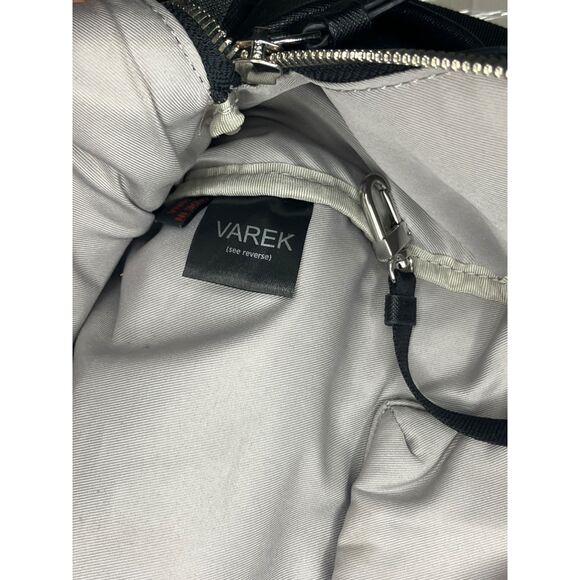 TUMI VAREK Black Leather Backpack - Premium Saffiano Convertible Travel Bag - Picture 10 of 14